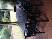 BBQ table and seating